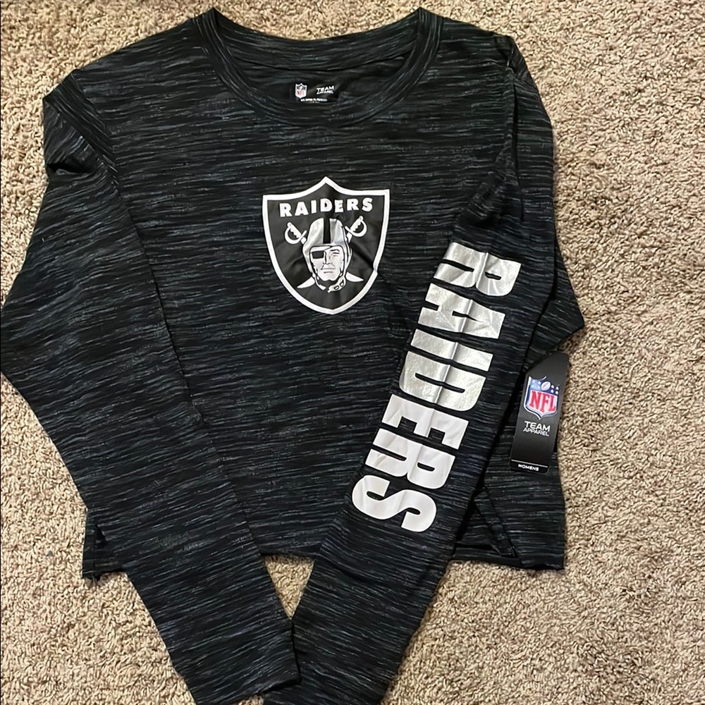 Women’s Raiders Black Long Sleeve Shirt